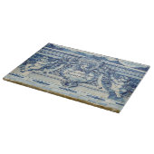 Portugiesische blau-weiße Wandfliesen mit Engeln Schneidebrett (Ecke)