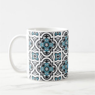 Portugiesische blaue Fliese Kaffeetasse