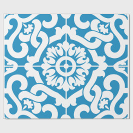 Portugiesische blaue Fliesen 1 Geschenkpapier
