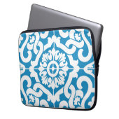 Portugiesische blaue Fliesen 1 Laptopschutzhülle (Vorderseite Links)
