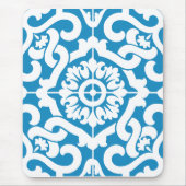 Portugiesische blaue Fliesen 1 Mousepad (Vorne)