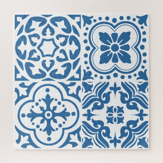 Portugiesische blaue Fliesen 2 Puzzle (Vertikal)