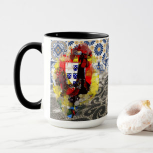 Portugiesische Designs Acryl Wall Art Tasse