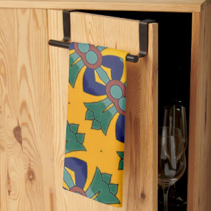 Portugiesische Designs All-Over-Print-Schürze Geschirrtuch