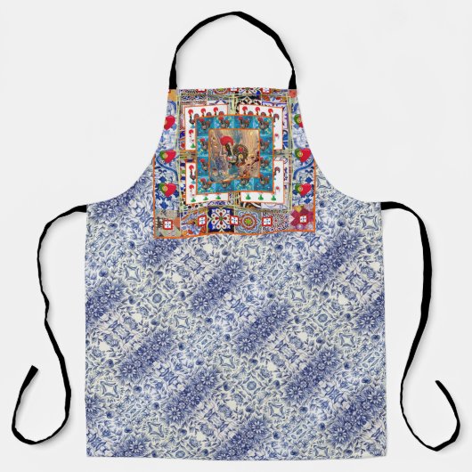 Portugiesische Designs All-Over-Print-Schürze Schürze (Vorderseite)