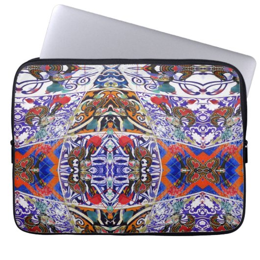 Portugiesische Designs Electronics Bag Laptopschutzhülle (Vorderseite)