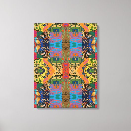 Portugiesische Designs Leinwand (Vorderseite)