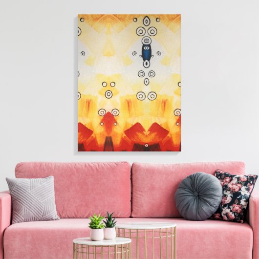 Portugiesische Designs Leinwand (Insitu (Wohnzimmer))