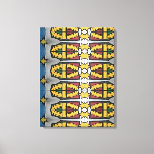 Portugiesische Designs Leinwand (Vorderseite)