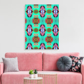 Portugiesische Designs Leinwand (Insitu (Wohnzimmer))