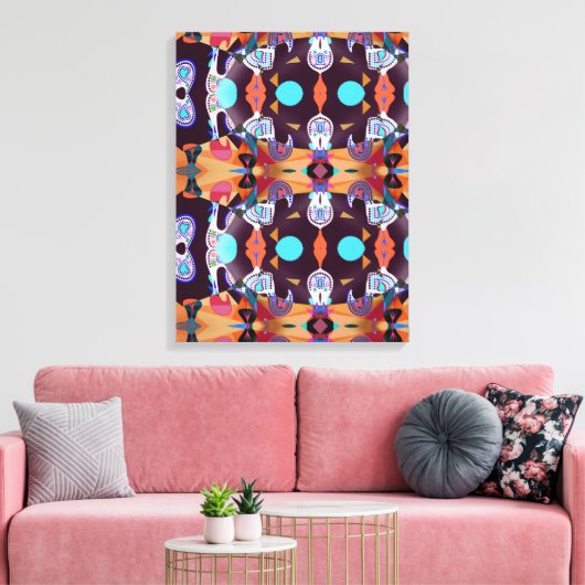 Portugiesische Designs Leinwand (Insitu (Wohnzimmer))