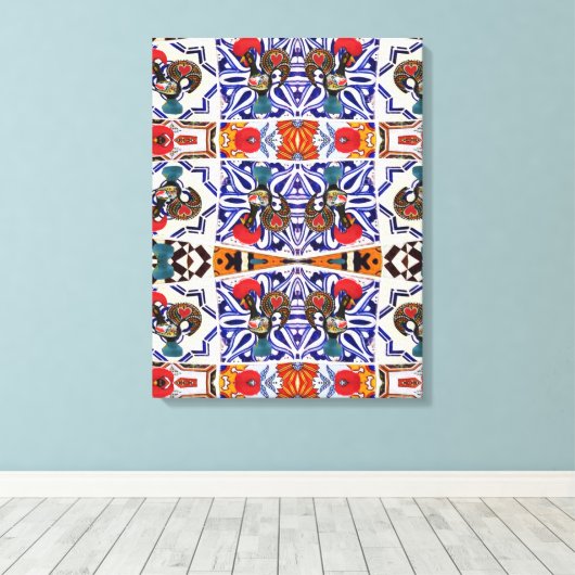 Portugiesische Designs Leinwand (Insitu (Holzboden))