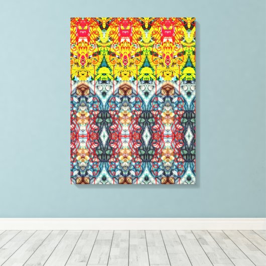 Portugiesische Designs Leinwand (Insitu (Holzboden))