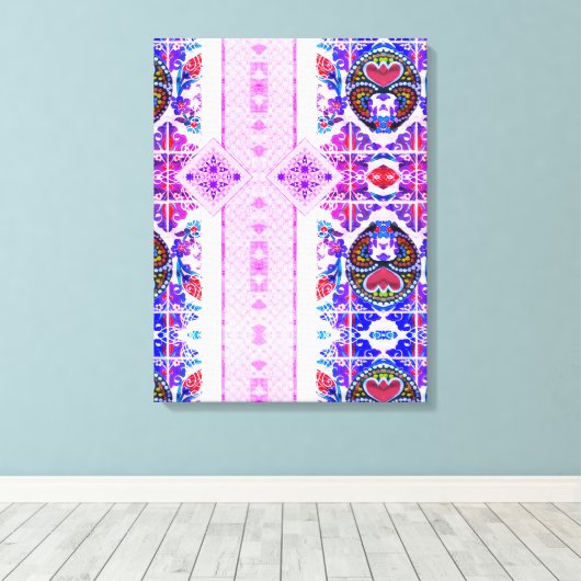 Portugiesische Designs Leinwand (Insitu (Holzboden))