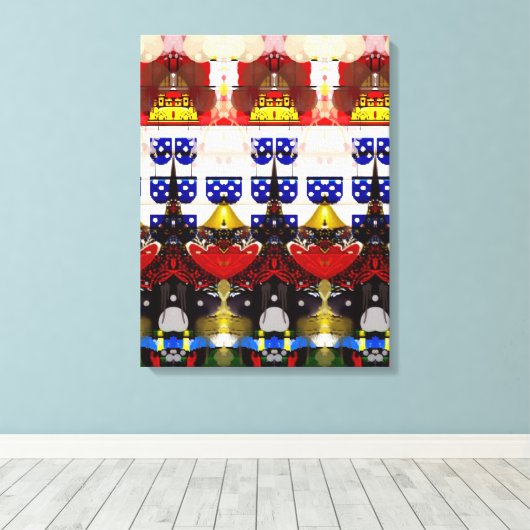 Portugiesische Designs Leinwand (Insitu (Holzboden))