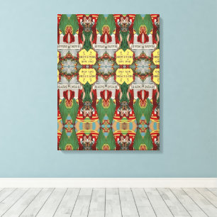 Portugiesische Designs Stretched Canvas Print Leinwanddruck