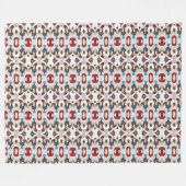 Portugiesische Entwürfe Fleecedecke (Vorderseite (Horizontal))