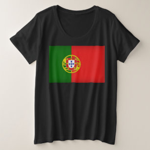Portugiesische Entwürfe Große Größe T-Shirt