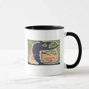Portugiesische Erforschungskarte von Mombassa Tasse