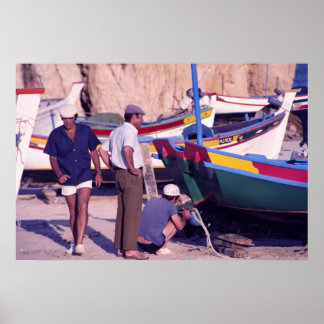 Portugiesische Fischer Poster