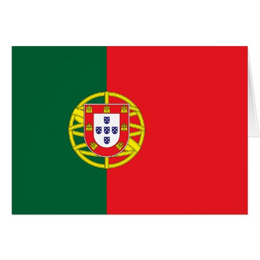portugiesische Flagge (Vorderseite (Horizontal))