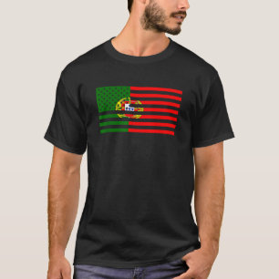 Portugiesische Flagge Amerika Portugal USA Prix T-Shirt