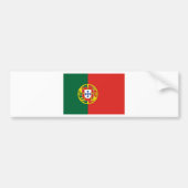 Portugiesische Flagge Autoaufkleber (Vorne)