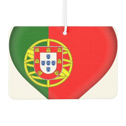 Portugiesische Flagge Autolufterfrischer (Vorderseite)