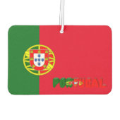 Portugiesische Flagge Autolufterfrischer (Rückseite)