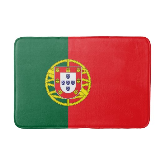 portugiesische Flagge Badematte (Vorderseite)