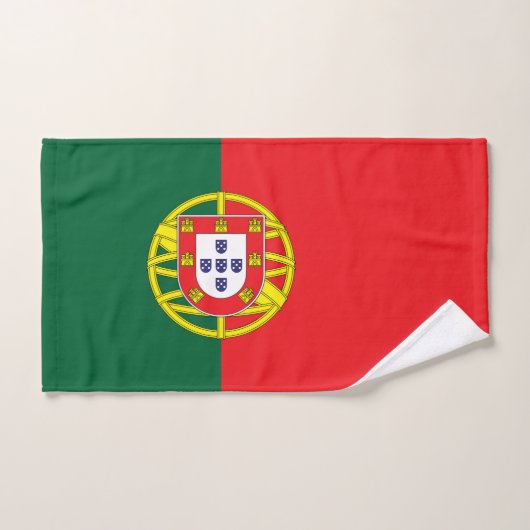 portugiesische Flagge Badhandtuch Set (Handtuch)
