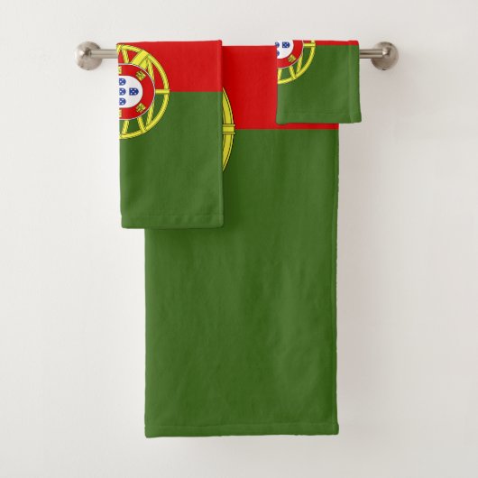 Portugiesische Flagge Badhandtuch Set (Insitu)