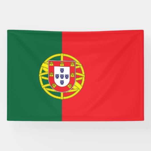 portugiesische Flagge Banner (Horizontal)