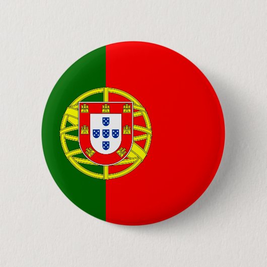 Portugiesische Flagge Button (Vorderseite)