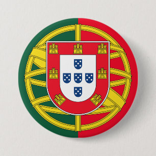 Portugiesische Flagge Button
