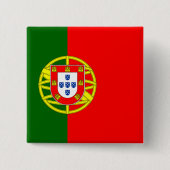 Portugiesische Flagge Button (Vorderseite)