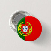 Portugiesische Flagge Button (Vorne & Hinten)
