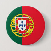 Portugiesische Flagge Button (Vorderseite)