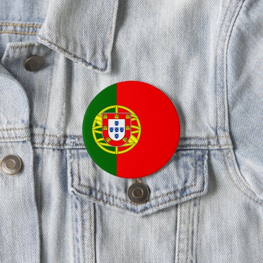 portugiesische Flagge Button (Beispiel)