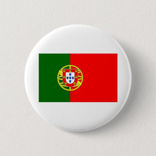portugiesische Flagge Button (Vorderseite)