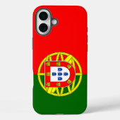 portugiesische Flagge Case-Mate iPhone Hülle (Rückseite)