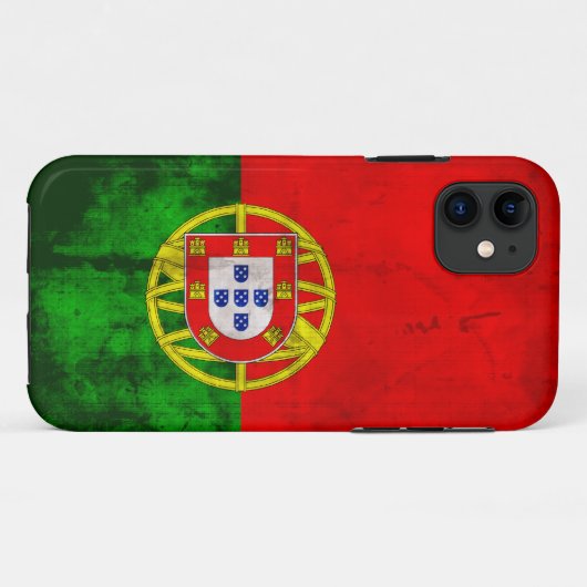 Portugiesische Flagge Case-Mate iPhone Hülle (Rückseite (Horizontal))