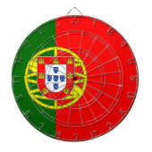 portugiesische Flagge Dartscheibe (vorne)