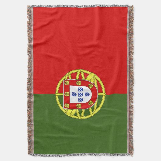 Portugiesische Flagge Decke (Vorderseite Vertikal)