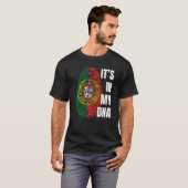 Portugiesische Flagge Dna Fingerprint Portugal T-Shirt (Vorne ganz)
