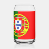 Portugiesische Flagge Dosenglas (Links)