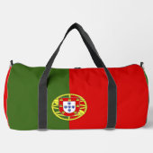 Portugiesische Flagge Duffle Bag (Vorderseite)