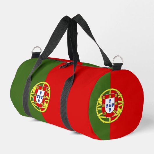Portugiesische Flagge Duffle Bag (Linke Seite)