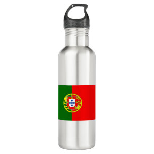 portugiesische Flagge Edelstahlflasche