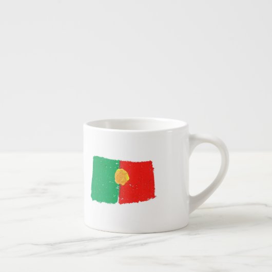 Portugiesische Flagge Espressotasse (Rechts)